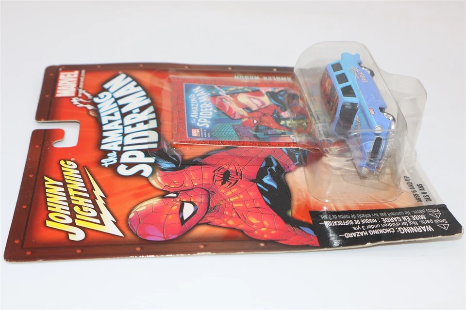 Johnny Lightning Spider Man 1960 AMC Rambler Wagon, azul, 1:64 - Nuevo en paquete - Foto 4 de 4