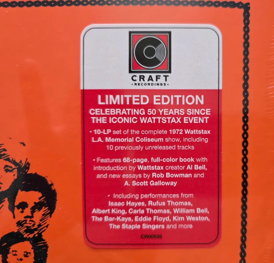 Wattstax 72 The Complete Concert 10 x LP Album vinyl record Boxset Limited Ed - Image 2 of 4