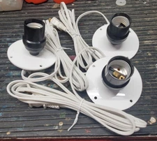 Blow Mold Light Kit 3 W/8 ft Light Cords  Plates  General Foam Empire Sale. SALE