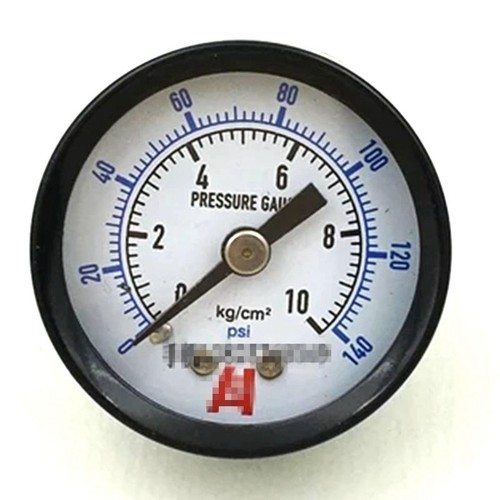 0-30/70/140 PSI Air Compressor Pressure Gauge 40mm Face Axial Mount G1/8" - Picture 13 of 16