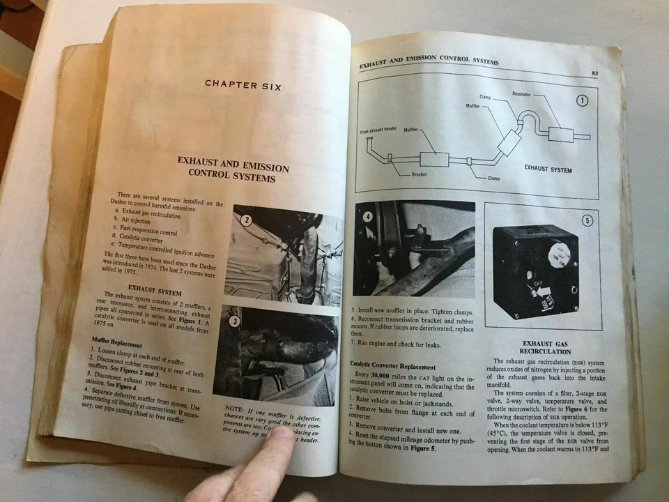Manual de reparación de servicio Clymer VW Volkswagen 1974-76 Dasher Book Manual - BB2 Foto 2 de 2
