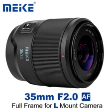 Meike AF 35mm F2.0 STM Full Frame Wide Angle Auto Focus Lens for L Mount Cameras