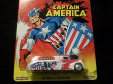 2015 Hot Wheels Marvel Captain America 38 Dodge Airflow Hw Hotwheels