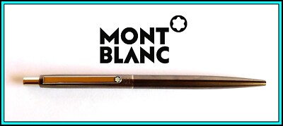 MONTBLANC Noblesse Gunmetal Gray Ballpoint Pen - Pusher Mechanism