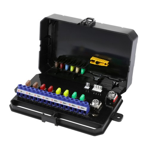 AUXBEAM 8 Gang Relay System 12-24V RGB LED Switch Panel For Offroad Truck RV UTV - Picture 11 of 12