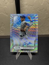 2019 Bowman Sterling Prospect Wave Refractor /125 Jackson Kowar #BSPA-JW Auto