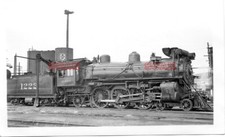 25B867 RP 1940s AT&SF SANTA FE RAILROAD 4-6-2 LOCOMOTIVE #1222