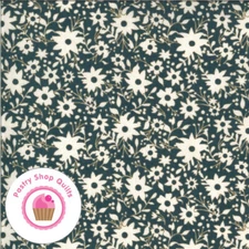 Moda CIDER 30645 18 Dark Navy Blue Floral BASIC GREY Quilt Fabric