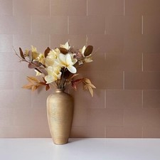 Rose Gold Copper Peel and Stick Backsplash Metal Tile, 3" x 6" Stick on Tiles