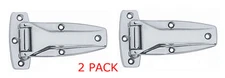 Chrome Plated Trailer Door Hinge - 5/16" Pin - 3-1/4" Wide x 5-1/2" Long - Pair