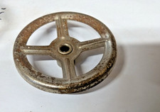 NICKEL PLATE STEERING WHEEL A.C. GILBERT ERECTOR SET WHITE TRUCK SET