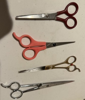 Vintage Scissors Some Well Used And Some Have Storage Rust View Photos 