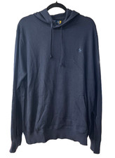 Polo Ralph Lauren Fleece Long Sleeve Navy Hoodie Sweater Size L