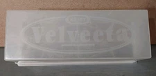 Kraft Velveeta Cheese Storage Keeper Holds 2 Pounds Vintage Promotional Plastic