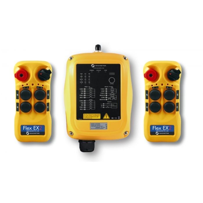 MAGNETEK FLEX-4EX2-09-2T 110/120VAC OVERHEAD CRANE HOIST REMOTE CONTROL SYSTEM