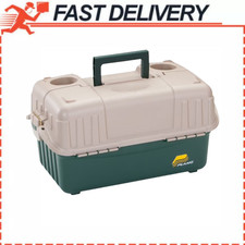 Plano 6 Tray Hip Roof Large Tackle Storage Box Fishing Gear Case Green Sand New