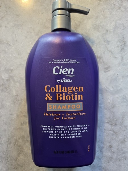 Champú de colágeno y biotina Lidl Cien espesa + texturiza para volumen 33,8 fl oz NUEVO