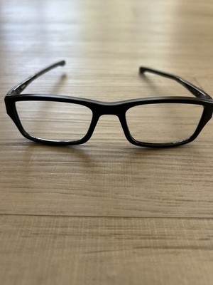 Oakley Chamber OX8046-0151 Black Full Rim Rectangle Plastic Frames 51-17-143