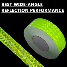 Reflective Tape 2 Inch X 30 Feet DOT-C2 Shining Star Fade Resistant Green Ref...