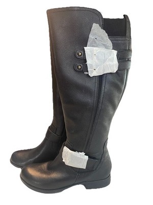 Naturalizer Womens Jessie Knee High Riding Boot Size 5M Equestrian Sleek Western