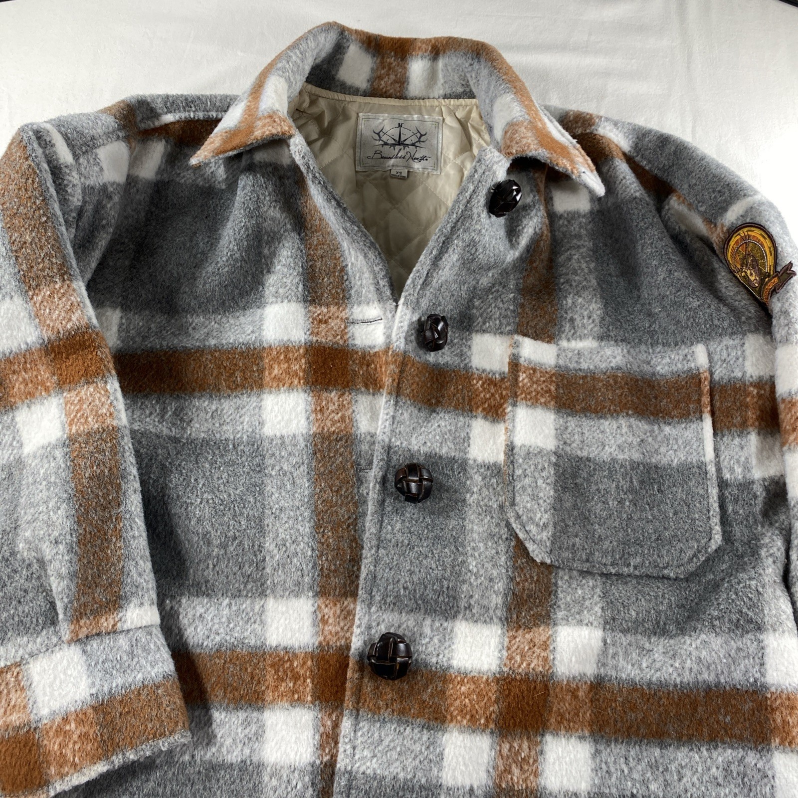 Boundless North Plaid Lined Button Shacket Coat W… - image 13