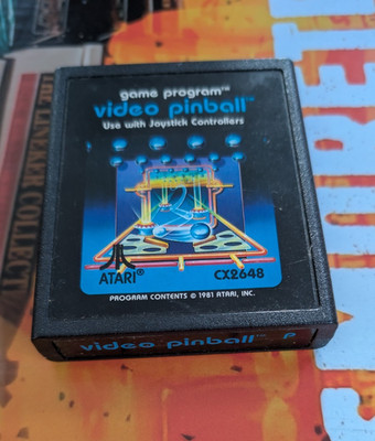 Video Pinball (1982) for ATARI VCS 2600 (Modul) Classic-Game vg cond CX2648