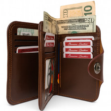 Genuine Leather RFID Blocking Long Wallet for Men   Clutch Purse Card Holder