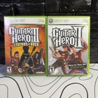 Guitar Hero 2 and Guitar Hero 3 (Xbox 360) 2 Game Lot CIB w/ Manuals TESTED