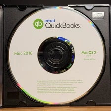QUICKBOOKS Desktop 2016 For Mac US Version NO KEY - DISC ONLY