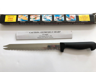 The TV Knife 8'' Surgical Stainless Steel Serrated