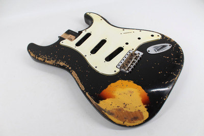 MJT OfficialCustom Vintage Aged Nitro Guitar Body Mark Jenny Alder 1Piece 3lb9oz