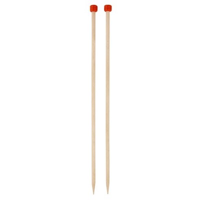 KnitPro Basix Birch: Knitting Pins: Single-Ended: 35cm x 8.00mm