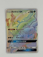 Pokémon TCG Darkrai GX 158/147 Rainbow Secret Rare Burning Shadows, Sun & Moon on eBay