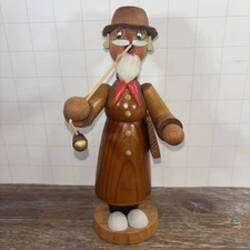 Vintage Erzgebirge German Incense Burner Old Man Grandpa
