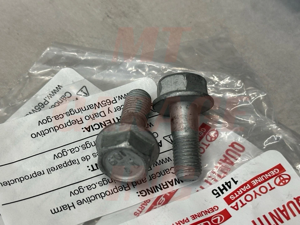 Пара болтов от переднего суппорта до кронштейна 14 мм для Lexus ES300 1997-1998 годов выпуска от оригинального производителя 2x - Изображение 4 из 4