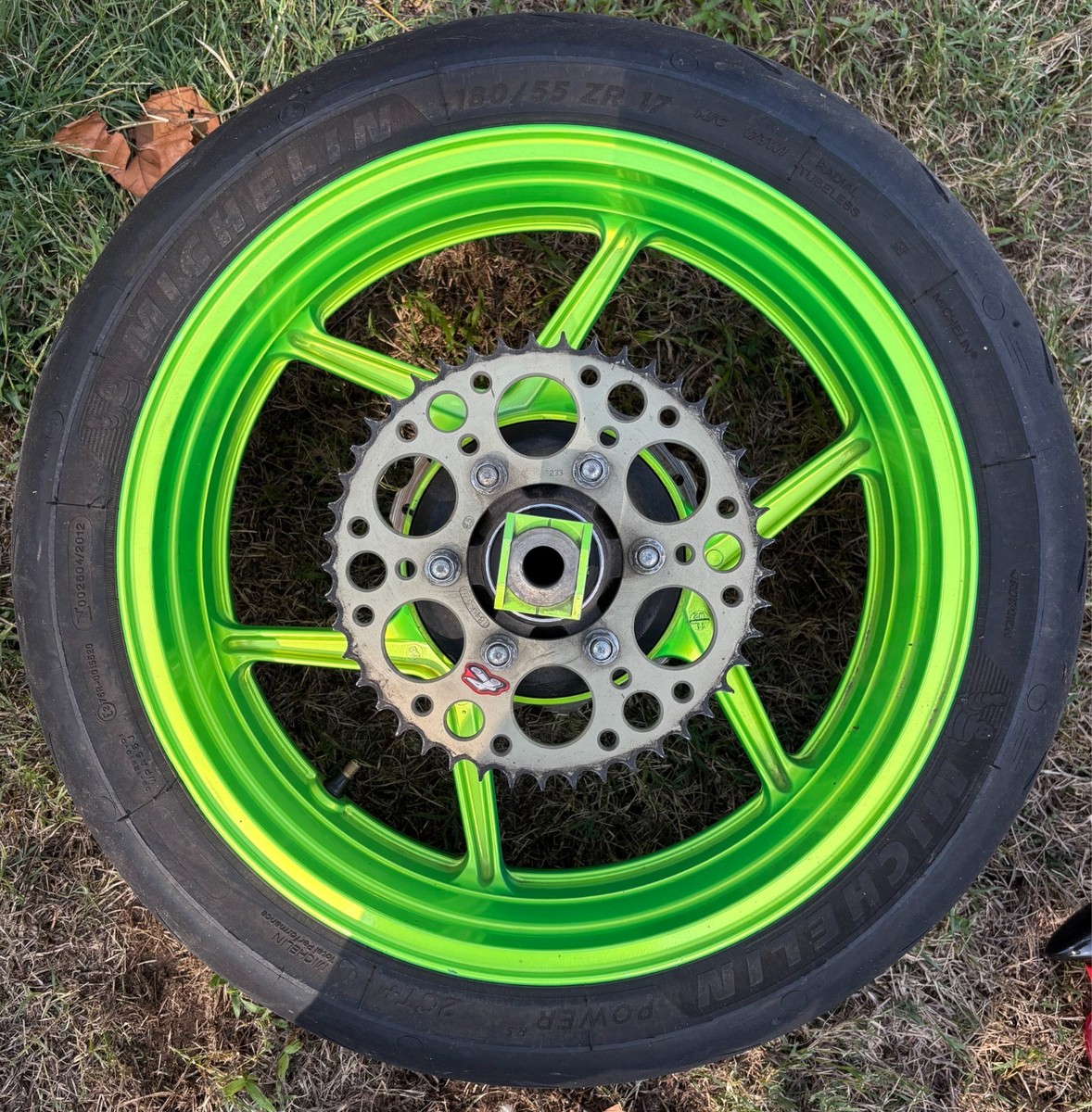 09-12 Kawasaki Ninja ZX6R ZX600 OEM Rear Wheel Rotor Tire