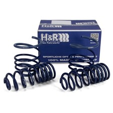 H&R 25/25MM Tieferlegungsfedern für PORSCHE 996 Carrera 4/4S vorne + hinten