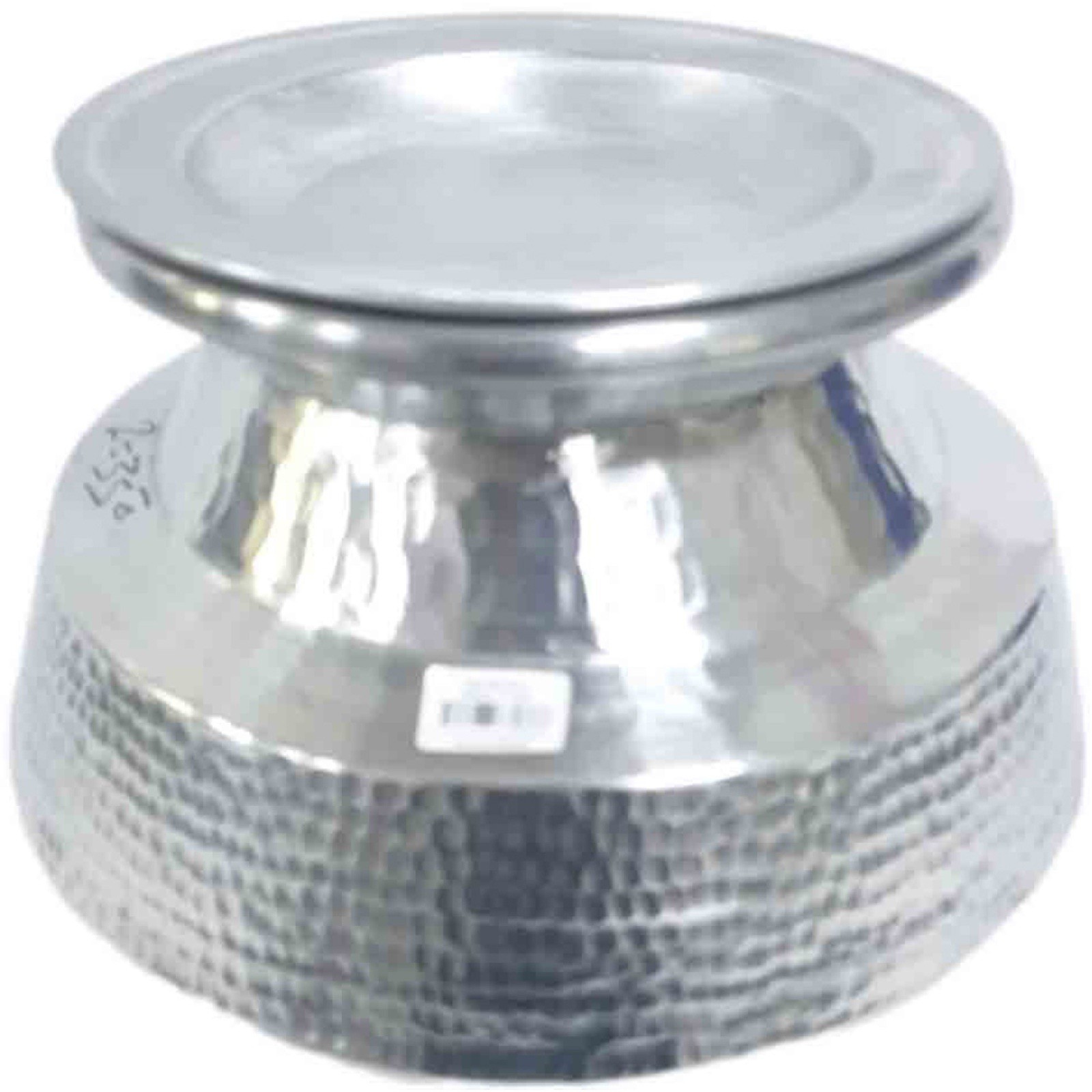 Recipiente de cocina indio asiático de aluminio para curry, arroz, verduras olla y tapa de 14 pulgadas