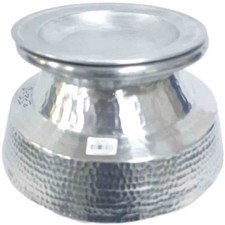 Aluminium Asian Indian Curry, Rice,Veg Cooking Vessel Deig Degchi Pot &Lid 14 In