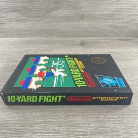 10-Yard Fight (Nintendo Entertainment System, 1985) NES CIB 5 Screw Hangtab