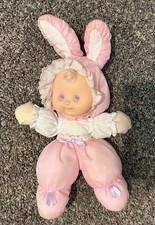 Vintage Puffalump fisher price 1991 pink baby doll with bunny ears
