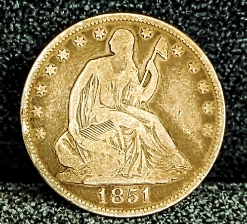 1851-O Seated Liberty Half Dollar — photo from the most recent tracked eBay sale