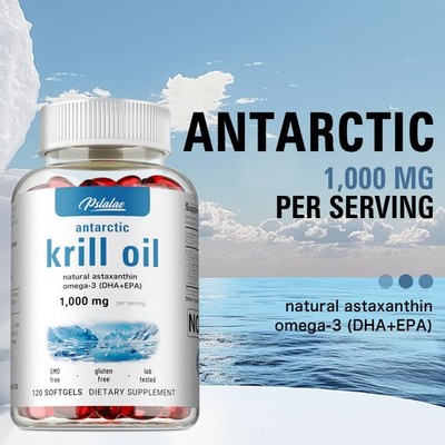 Antarktisches Krillöl 1000 Mg   Astaxanthin, EPA Und DHA Gesundheit Von Gelenken