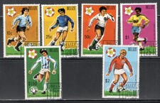 Belize, No: 555-560, Used -1984 Olympics-