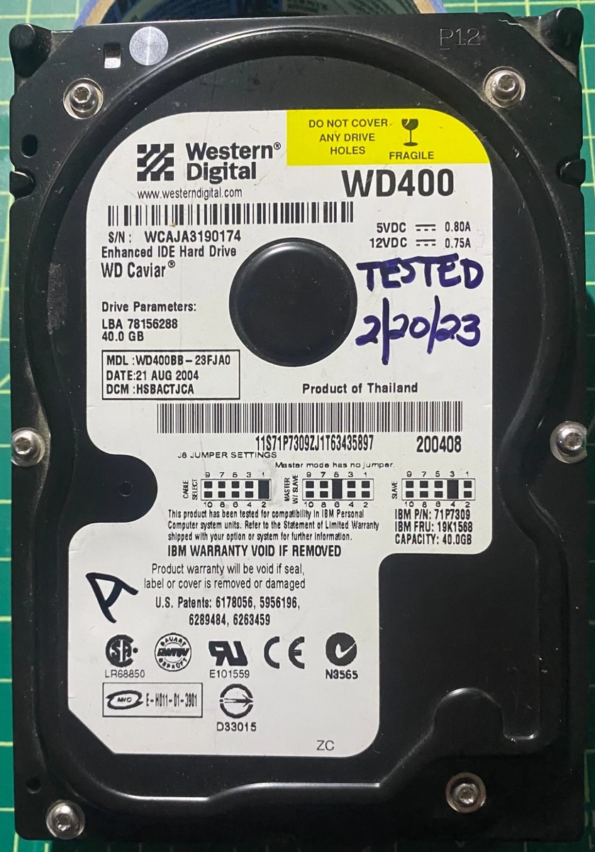 Western Digital Wd400 for sale | eBay