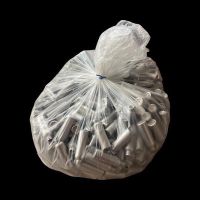 500 Pack - 2 oz Silver PET Cosmo Round Bottles Empty Travel Size TSA Compliant