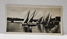 Traditional Egyptian Sailing Boats Nile River Cairo, Egypt RPPC Vintage Postcard
