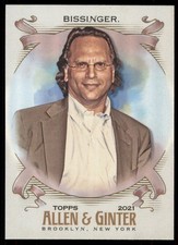 2021 Topps Allen & Ginter Silver Portraits Hot Box Parallel Buzz Bissinger #262