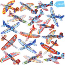144 Pcs Foam Airplanes for Bulk Glider Planes Outdoor Flying Toys Airplane Pa...