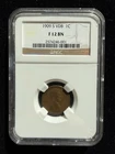 1909 S VDB Lincoln Wheat Cent Fine F12 NGC Rare Key Date - Problem Free